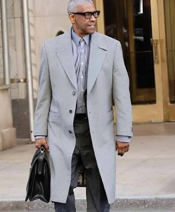 Here Comes the Flood Denzel Washington Gray Coat
