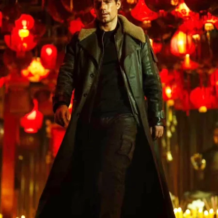 Highlander 2026 Henry Cavill Leather Coat