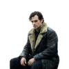 Highlander Henry Cavill Shearling Leather Long Coat for sale