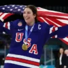 Hilary Knight Team USA Winter Olympics 2026 blue Jersey