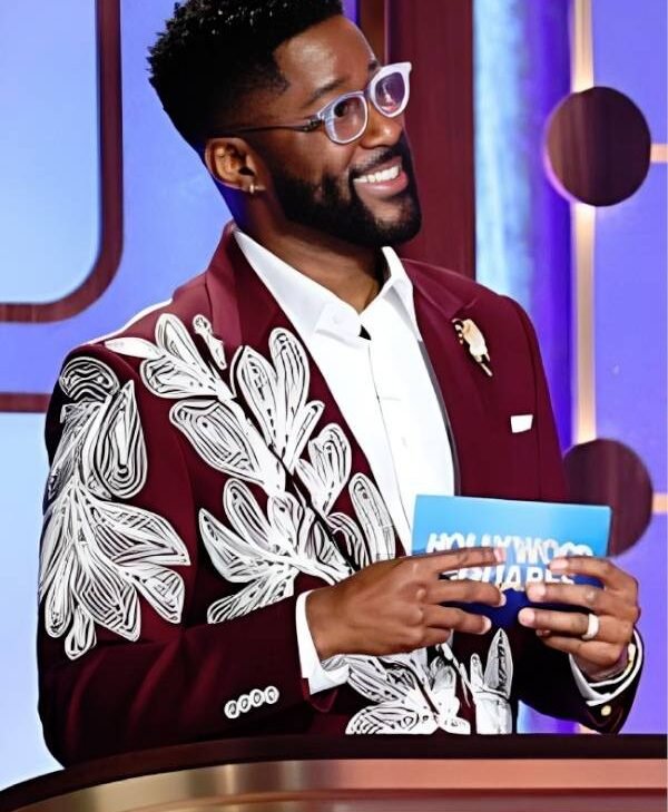 Hollywood Squares S2 Nate Burleson Maroon Blazer