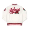 Indiana Hoosiers 2026 Rose Bowl White Varsity Jacket back