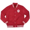 Indiana Hoosiers Script Crimson Bomber Jacket