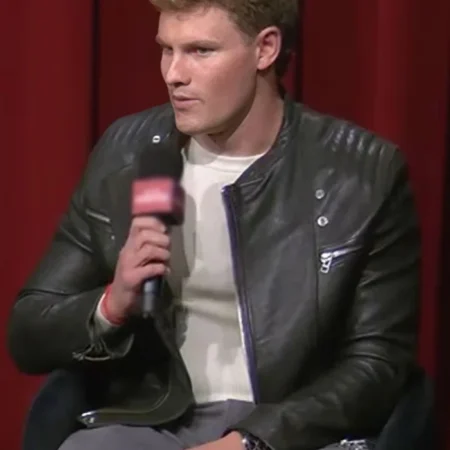 Jackie Kay Signing Tony Raymond Black Biker 2026 Jacket