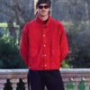 Jacob Elordi Wuthering Heights Red Jacket