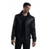 James Bond 007 First Light Black Leather Jacket