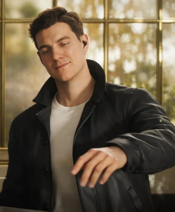 James Bond 007 First Light Black Leather Jacket for sale