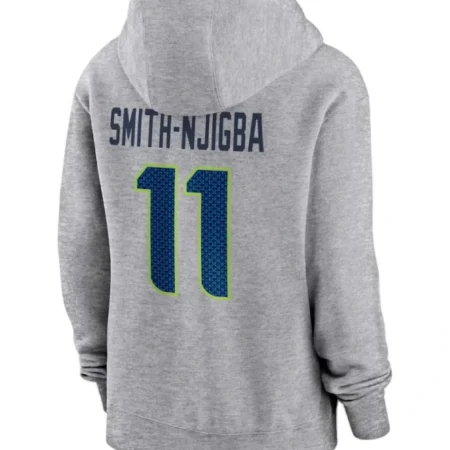 Jaxon Smith-Njigba Seahawks Super Bowl LX Grey Hoodie