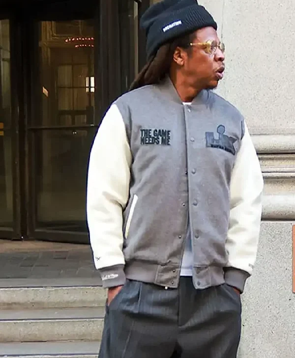 Jay Z The Game Needs Me Varsity Jacket front