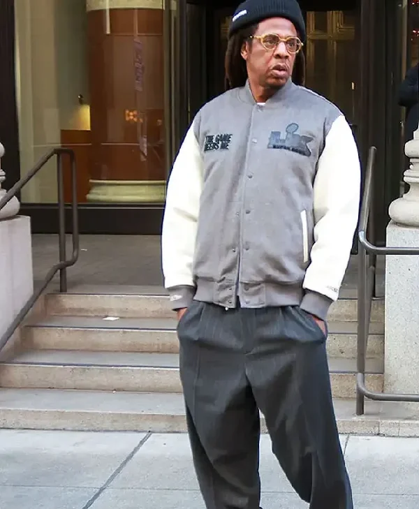 Jay Z The Game Needs Me Varsity grey Jacket