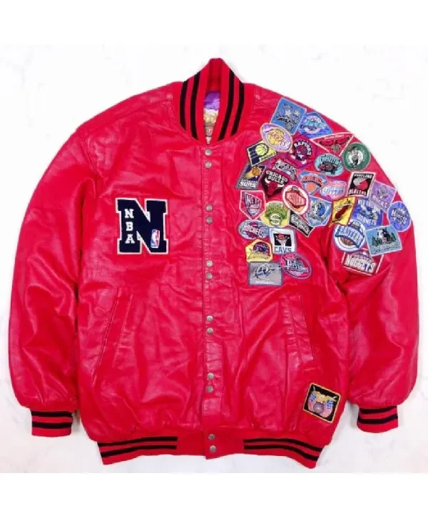 Jeff Hamilton NBA team logo JH Jacket