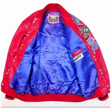 Jeff Hamilton NBA team logo JH Jacket back