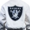 Jeff Hamilton Raiders Wool White Jacket for sale
