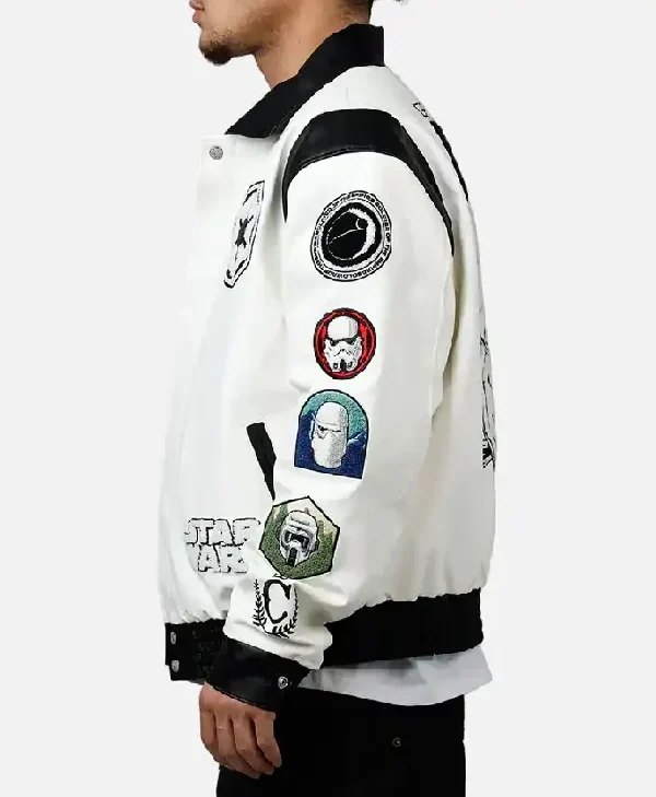 Jeff Hamilton X Star Wars Galactic Empire Jacket side pose
