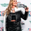 Jenna Bandy All Star Game Leather Jacket