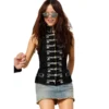 Jenna Ortega Fashion Show Paris Wool Vest for sale