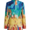 Jessica Williams Shrinking Printed Blazer back