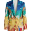 Jessica Williams Shrinking Printed Blazer for sale