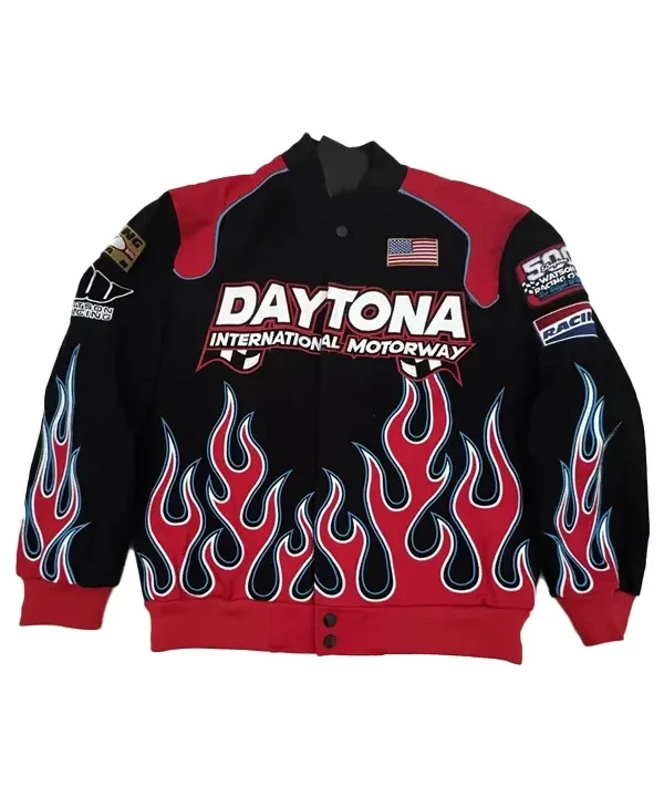 Jet2flyy Daytona International Motorway Racing Jacket front