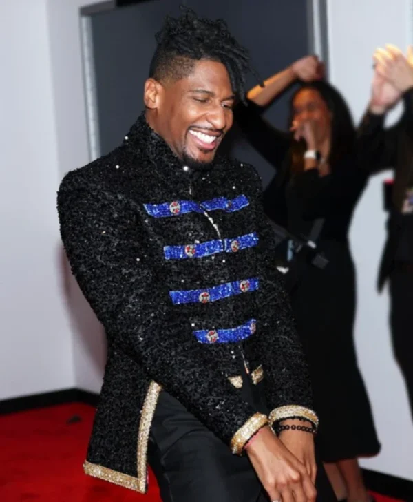 Jon Batiste GRAMMY 2026 Sequin Jacket