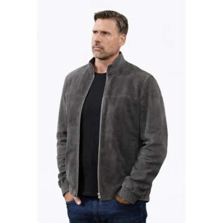 Joshua Morrow The Young and The Restless Suede Jacket
