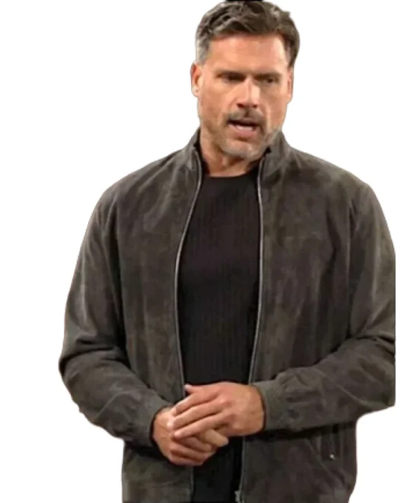 Joshua Morrow The Young and The Restless Suede Jacket for sale