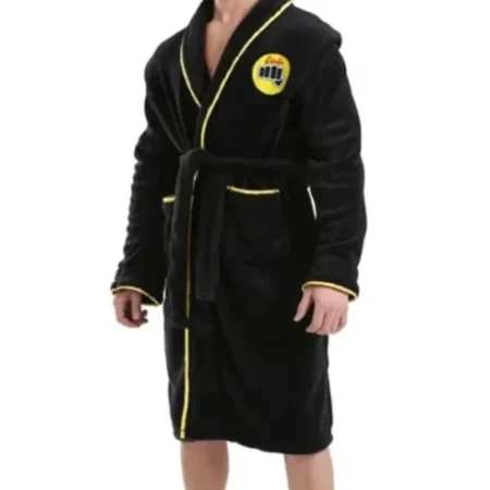 Karate Kid Cobra Kai Black Bathrobe Coat