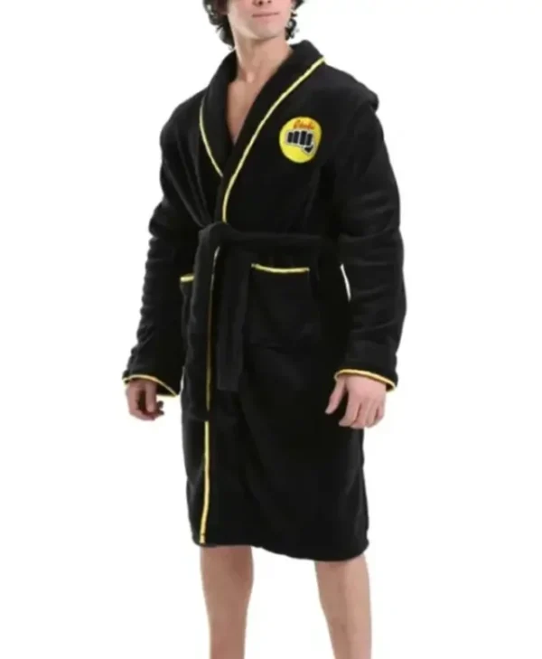 Karate Kid Cobra Kai Black Bathrobe Coat