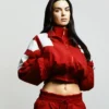 Kendall Jenner Adidas Cotton Red Jacket Shop Now