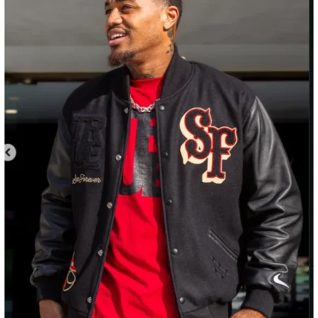 Kendrick Bourne 49ers Varsity Jacket