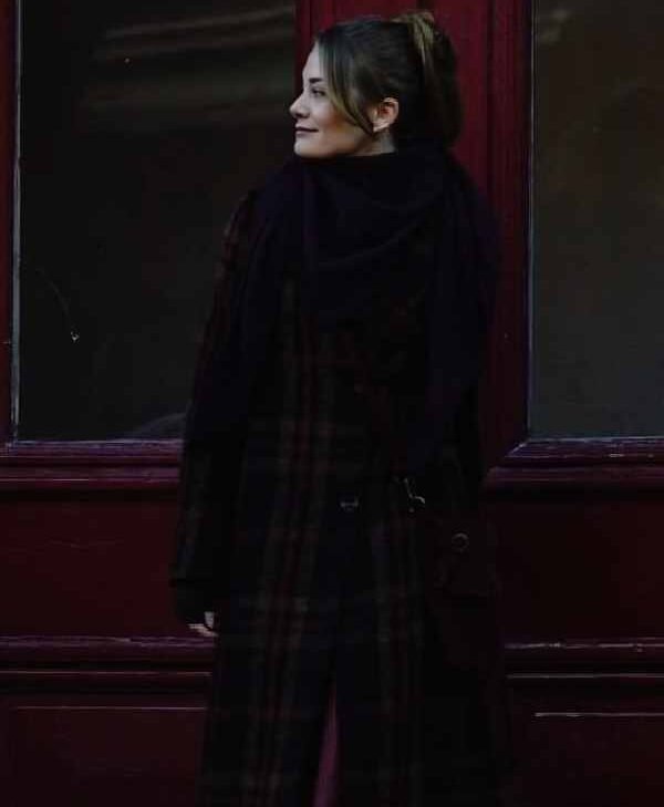 Kim Matula Checked Coat