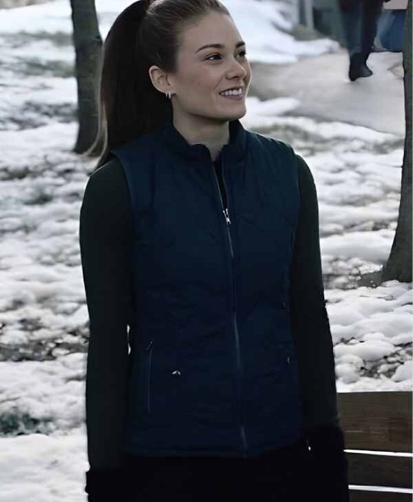 Kim Matula Dark Green Quilted Vest