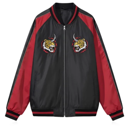 Kim Sung-cheol Gold Land Varsity Jacket front