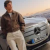 Kimi Antonelli Mercedesbenz Brown Wool Jacket