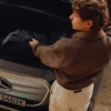 Kimi Antonelli Mercedesbenz Brown Wool Jacket For Sale
