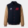 LA All-Star Game Blue and Tan Varsity Jacket