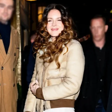 Lana Del Rey Black Leather Jacket