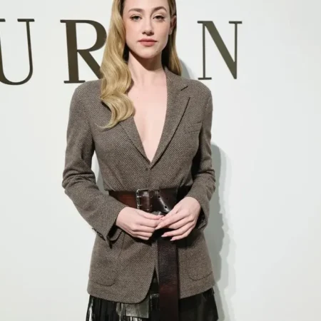 Lili Reinhart NY Fashion Week Blazer