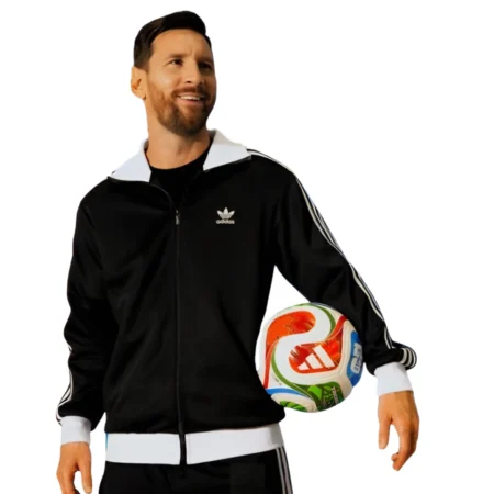 Lionel Messi Black Zipper Track Jacket