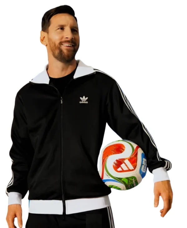 Lionel Messi Black Zipper Track Jacket