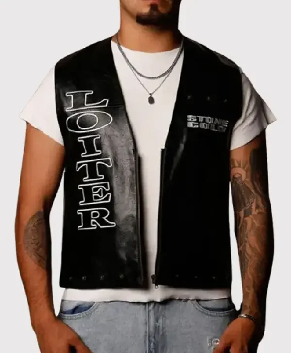 Loiter X WWE Stone Cold Leather Vest