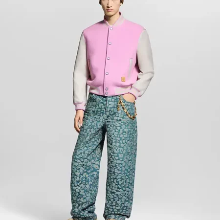 Louis Vuitton Signature Varsity pink Jacket