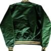 Love Island All Stars S3 Tommy Bradley Green Bomber Jacket back