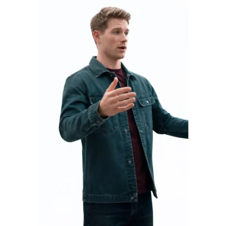 Lucas Adams Green Denim Jacket