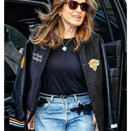 Mariska Hargitay Varsity Jacket