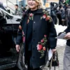 Martha Stewart New York Fashion Week floral coat