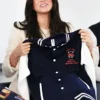 Meghan Markle Robert Clack Varsity Jacket