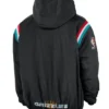 Memphis Grizzlies Nike Half-Zip Hooded Jacket back