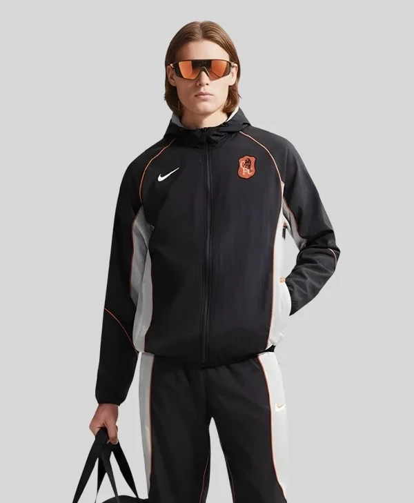 Men’s 2026 Chelsea Nike Repel Strike Hooded Jacket front
