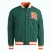 Miami Hurricanes Green Coaches Dugout Jacket